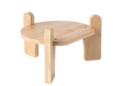 Support en bois bambou pour distributeur de boissons Lacor