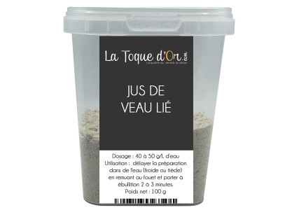 Jus de veau lié