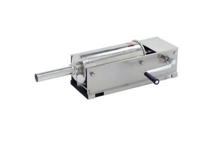 Poussoir à saucisses manuel inox cuve horizontale 5 L