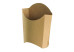 Cornet à frites façon pochette carton kraft brun (x100)