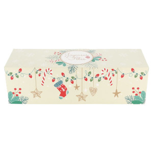 Bo&icirc;te &agrave; b&ucirc;che d&eacute;cor Hohoho (x25)