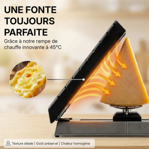 Appareil &agrave; raclette 1/6 de meule - Compact Pro