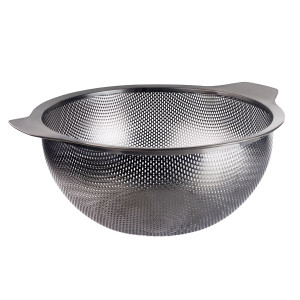 Passoire ronde inox noir