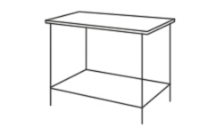 Tables inox