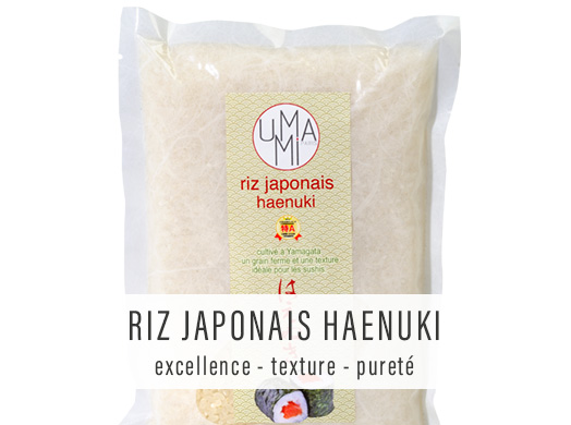 Riz blanc japonais Haenuki haut de gamme