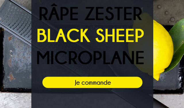 Râpe zester Microplane Black Sheep